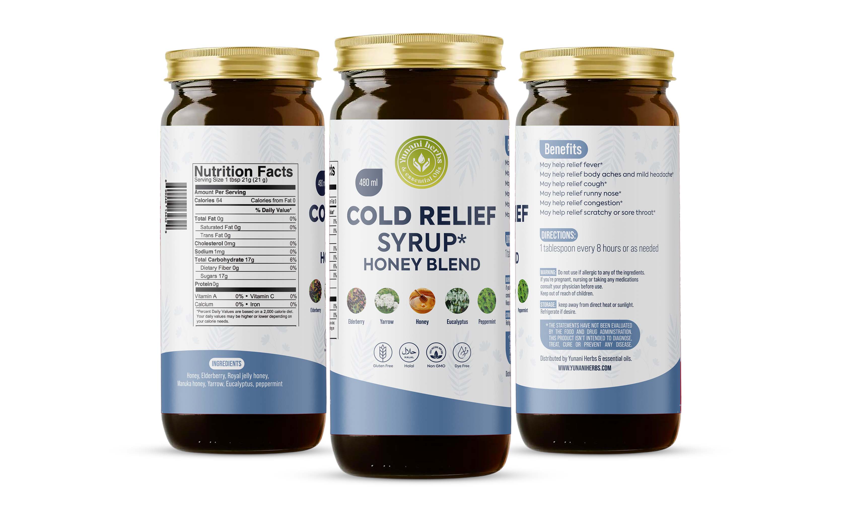 Cold Relief Syrup Honey Blend