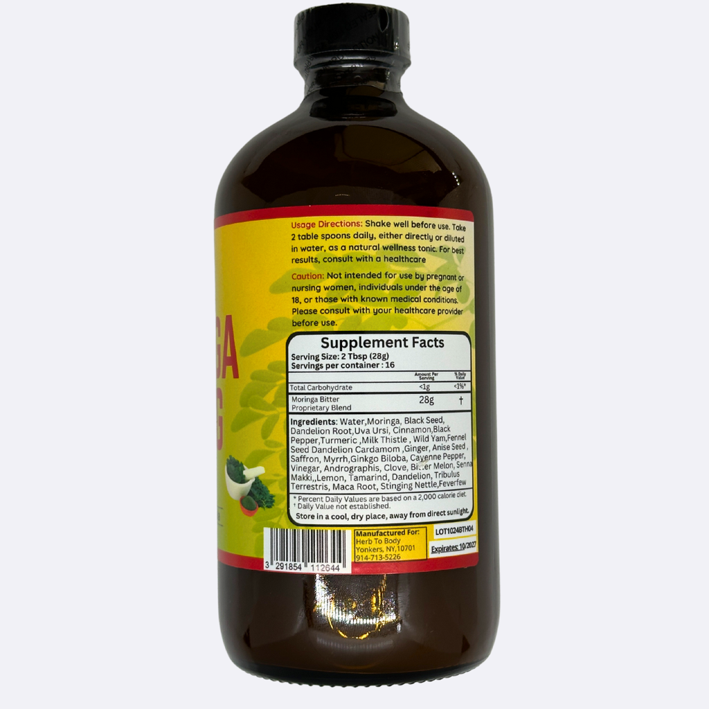 Moringa Living Bitter Oral Supplement (Not for beginners)