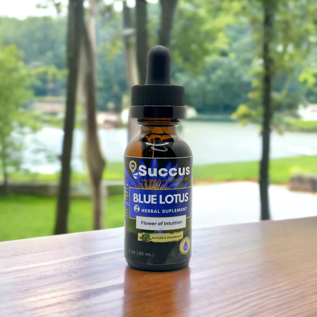 Blue Lotus Tincture - The Flower of Intuition (High Potency) : Alcohol Free / 1 fl oz