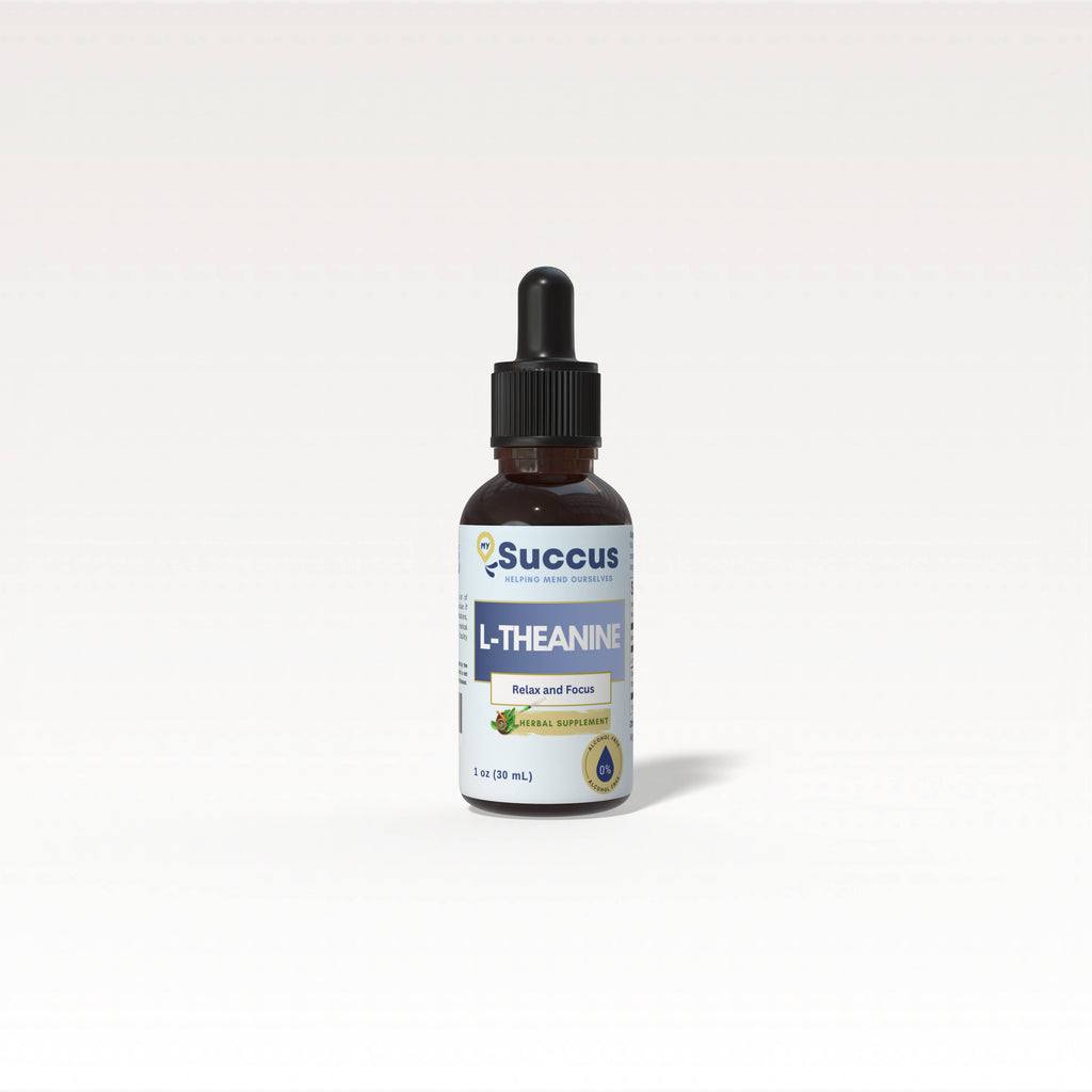 L-Theanine 200 mg Liquid Drops | Relaxation | Mental Clarity | Focus | Stress Balance