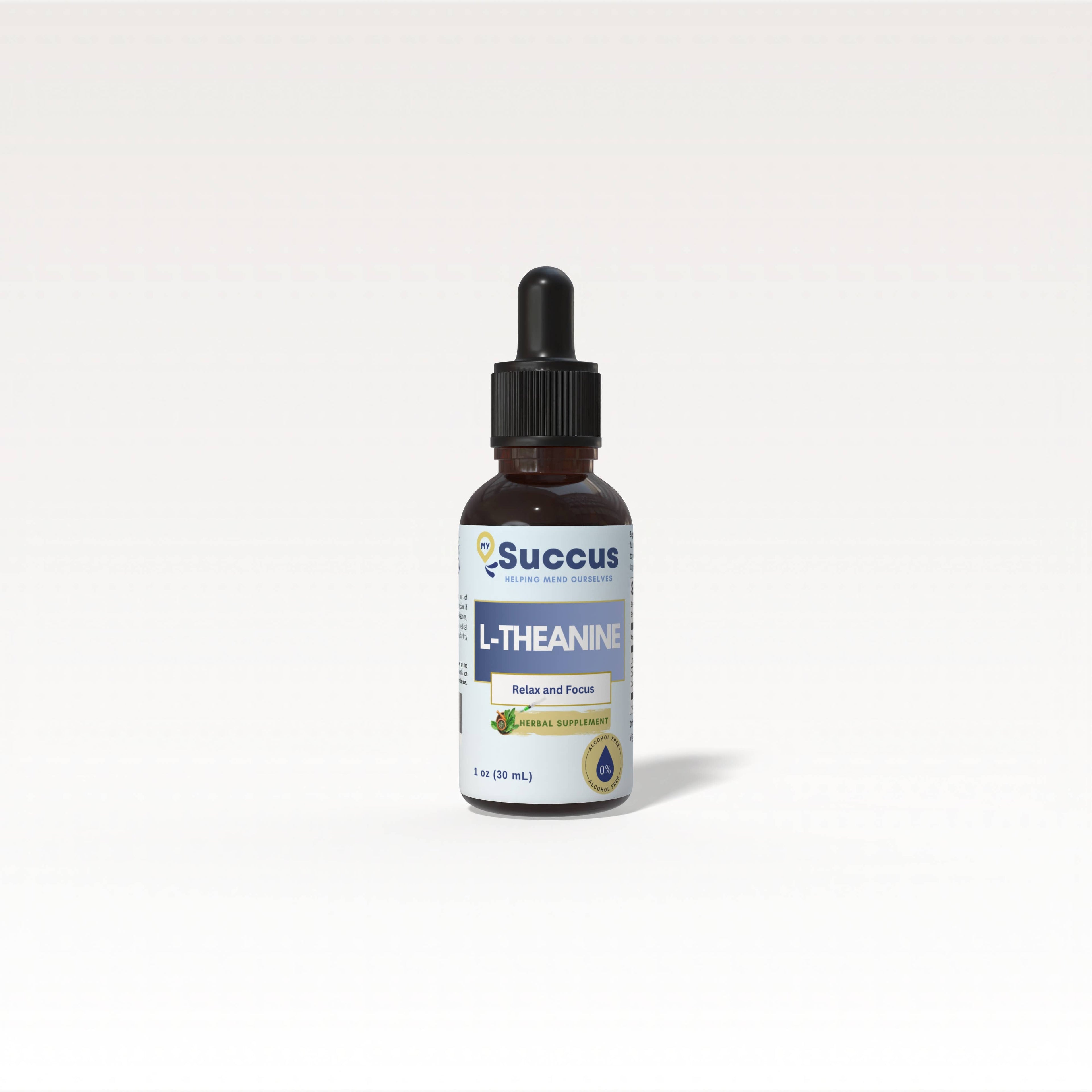 L-Theanine 200 mg Liquid Drops | Relaxation | Mental Clarity | Focus | Stress Balance
