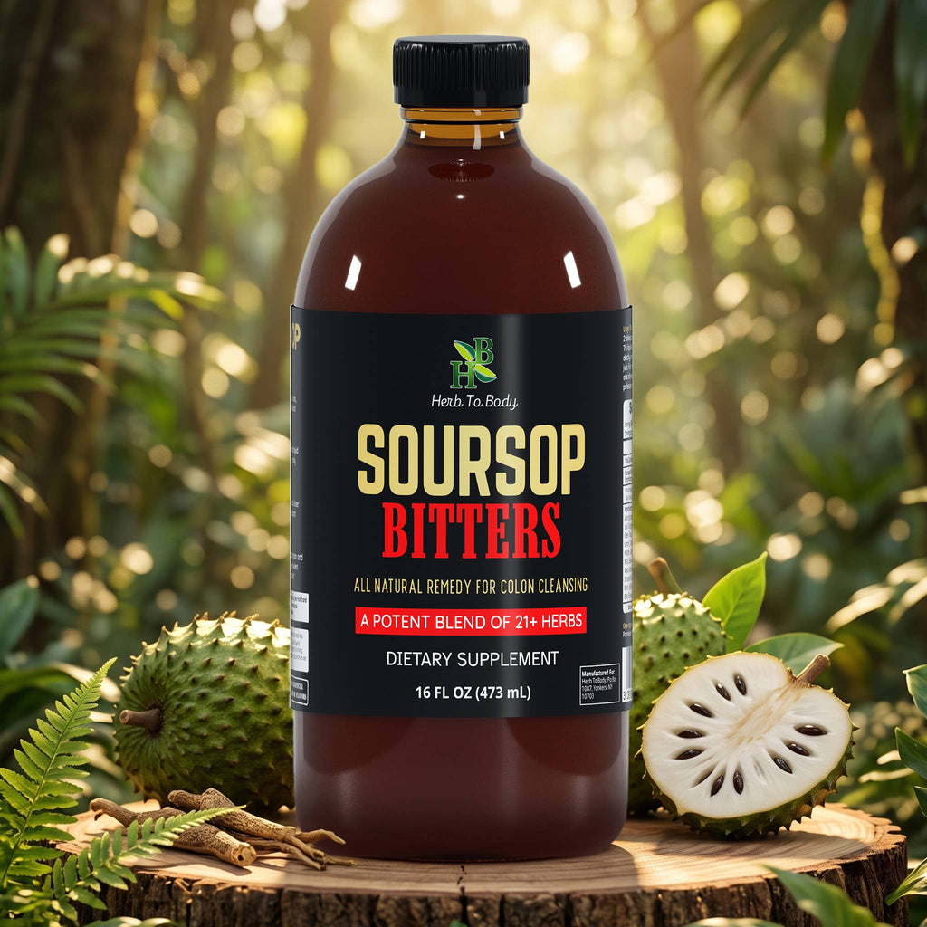 Soursop Bitters – Digestive, Colon & Herbal Wellness Support | 16 oz