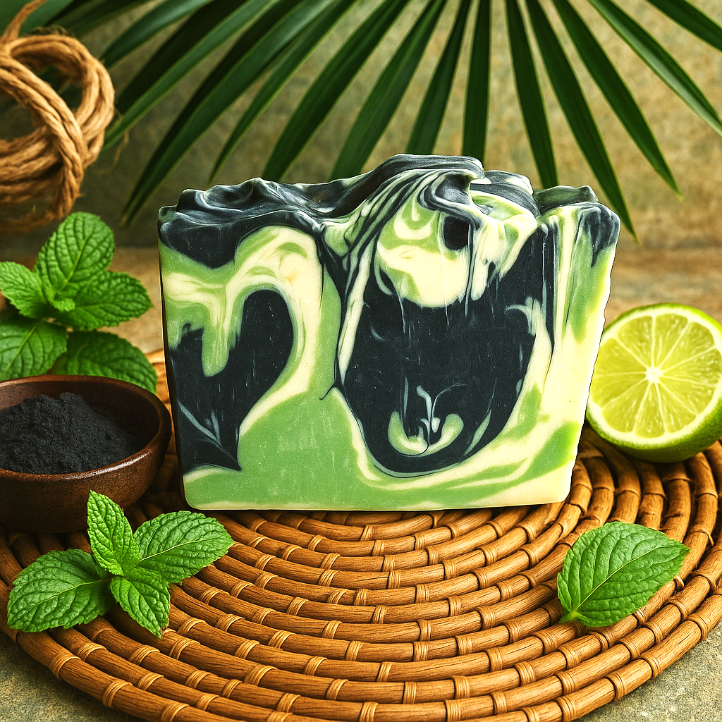 Charcoal Mint Soap Bar | Detox, Clarify & Refresh (5oz)