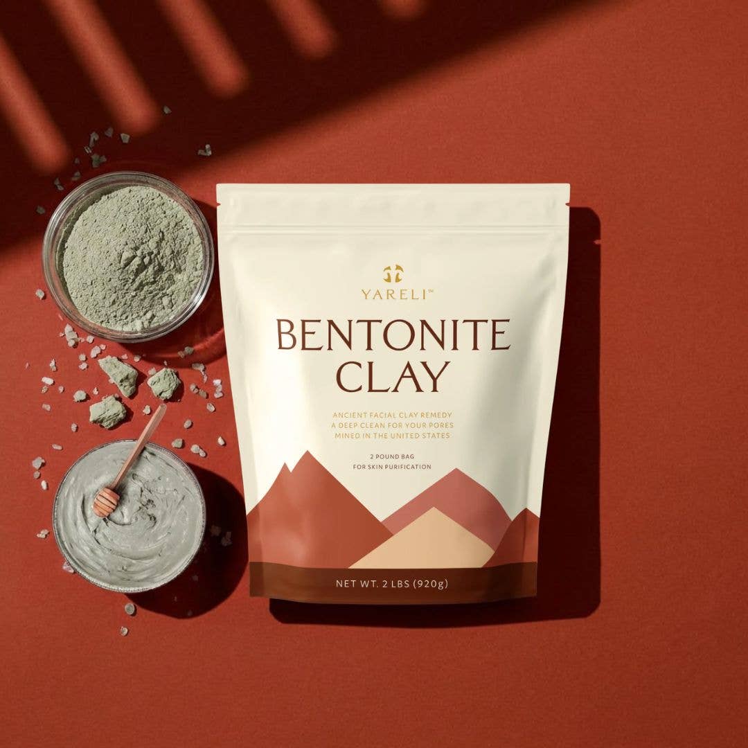 Bentonite Clay Face Mask & Mineral Bath – 100% Pure | 2 lb
