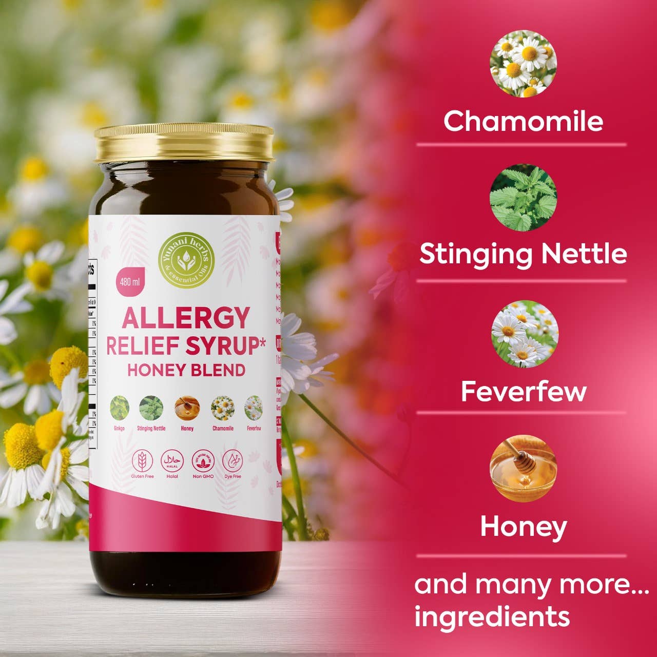 Allergy Relief Syrup Honey Blend