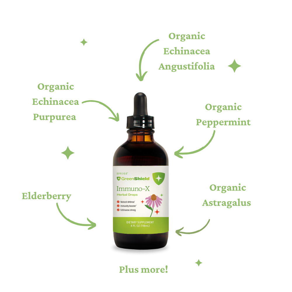 Immuno-X – Daily & Seasonal Immune Support Herbal Tincture | 2 oz