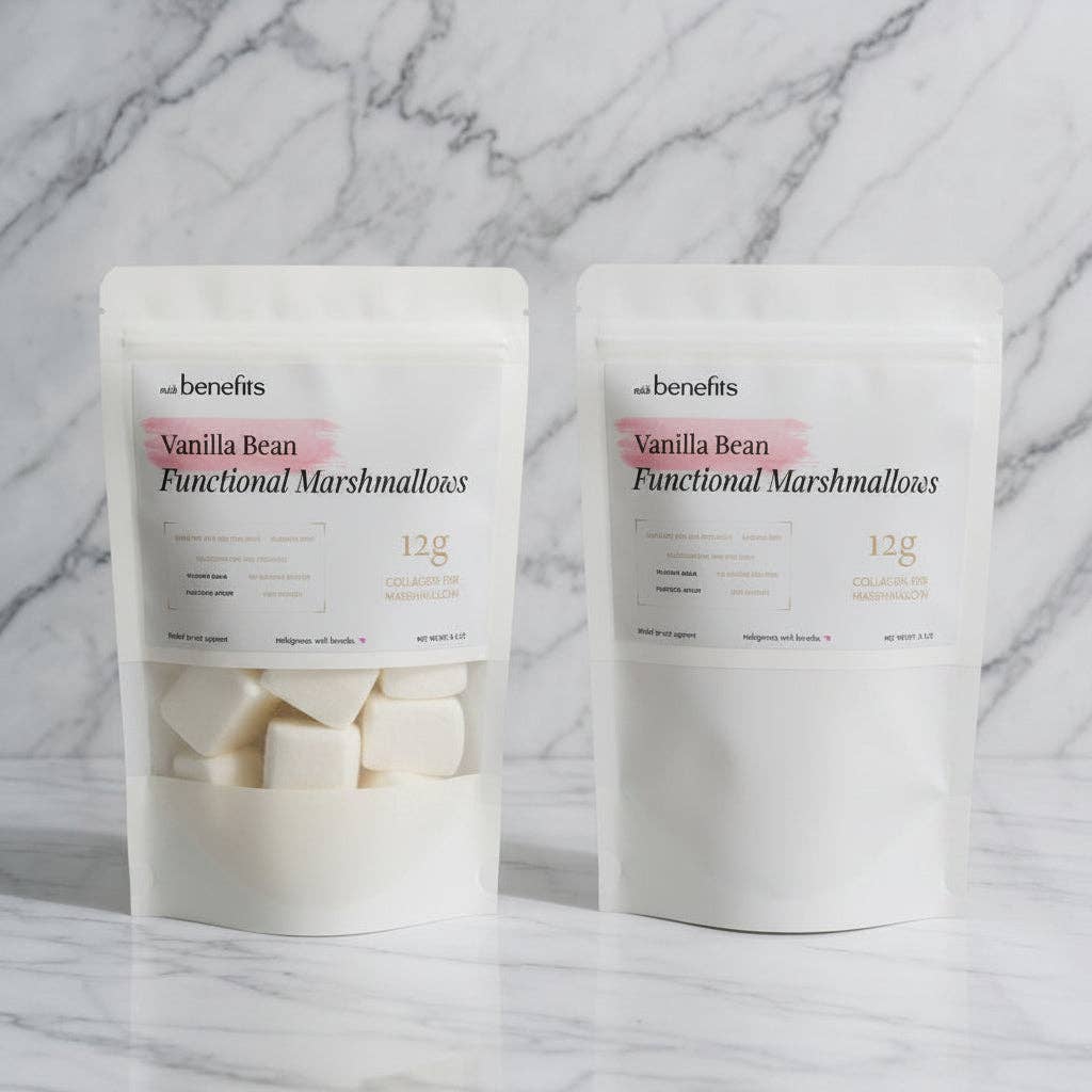 Vanilla Bean Functional Marshmallows – 12g Collagen | 7 Count (Seasonal)