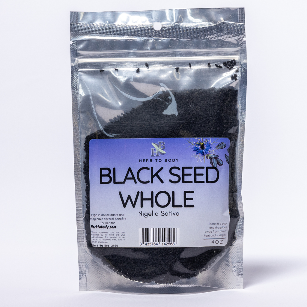 Black Cumin Seed Whole (Nigella sativa) | Immune, Digestive & Antioxidant Support | 4oz