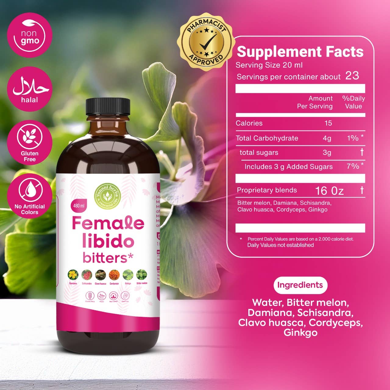 Female Libido living bitters (Not for beginners)