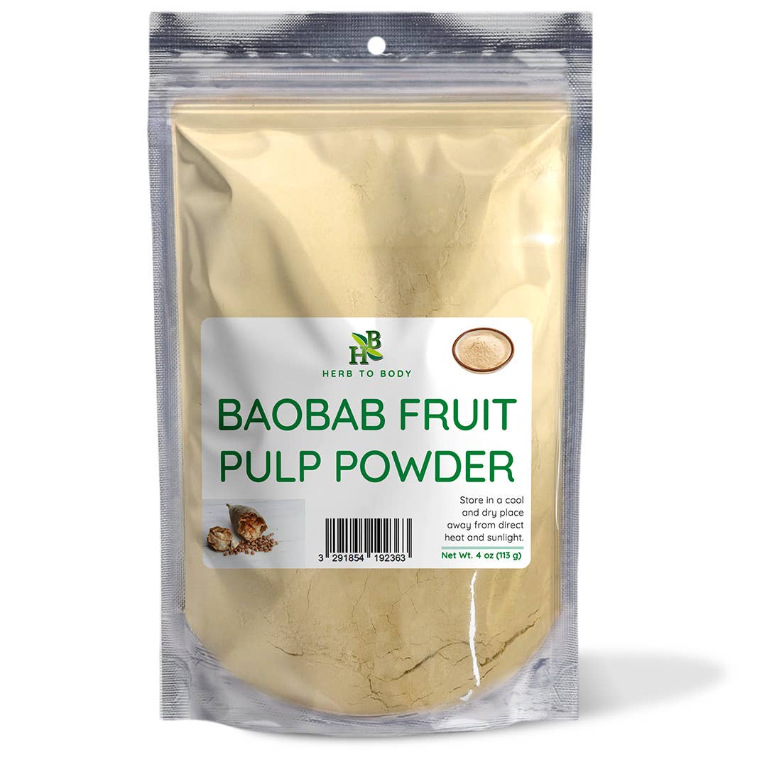 Baobab Fruit Powder – Vitamin C, Fiber & Digestive Wellness | 4 oz