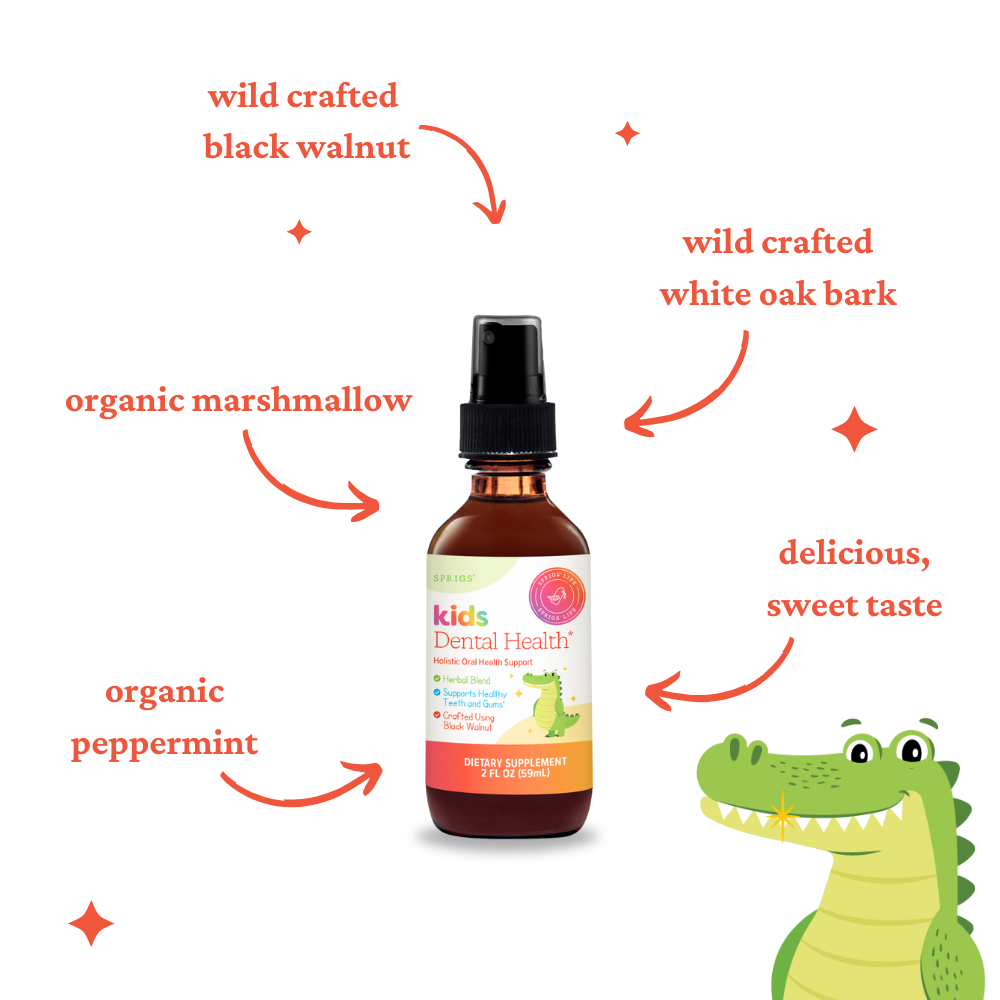 Kids Dental Health Herbal Spray – Teeth & Gum Support | 2 oz