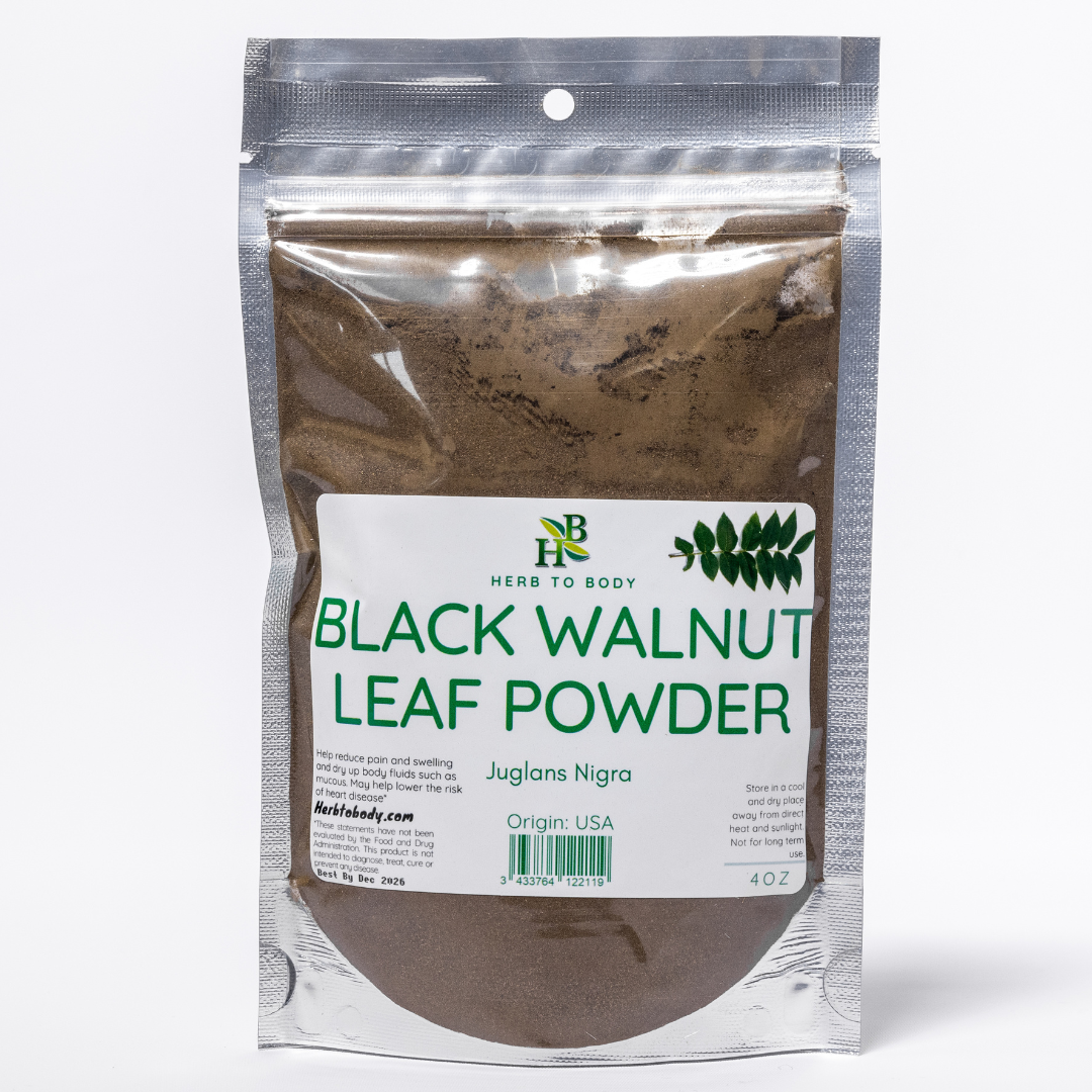 Black Walnut Leaf Powder ( Parasite Cleanse • Skin Health • Gut Support )