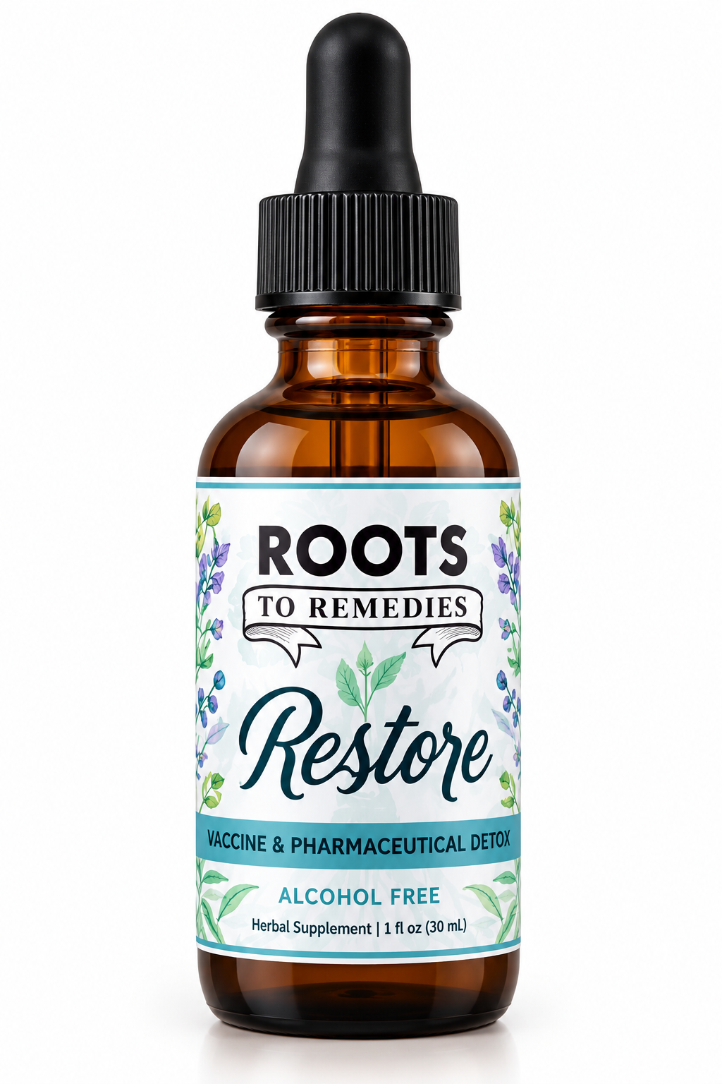 Restore Herbal Detox Tincture | Liver, Blood & Full-Body Cleanse Support
