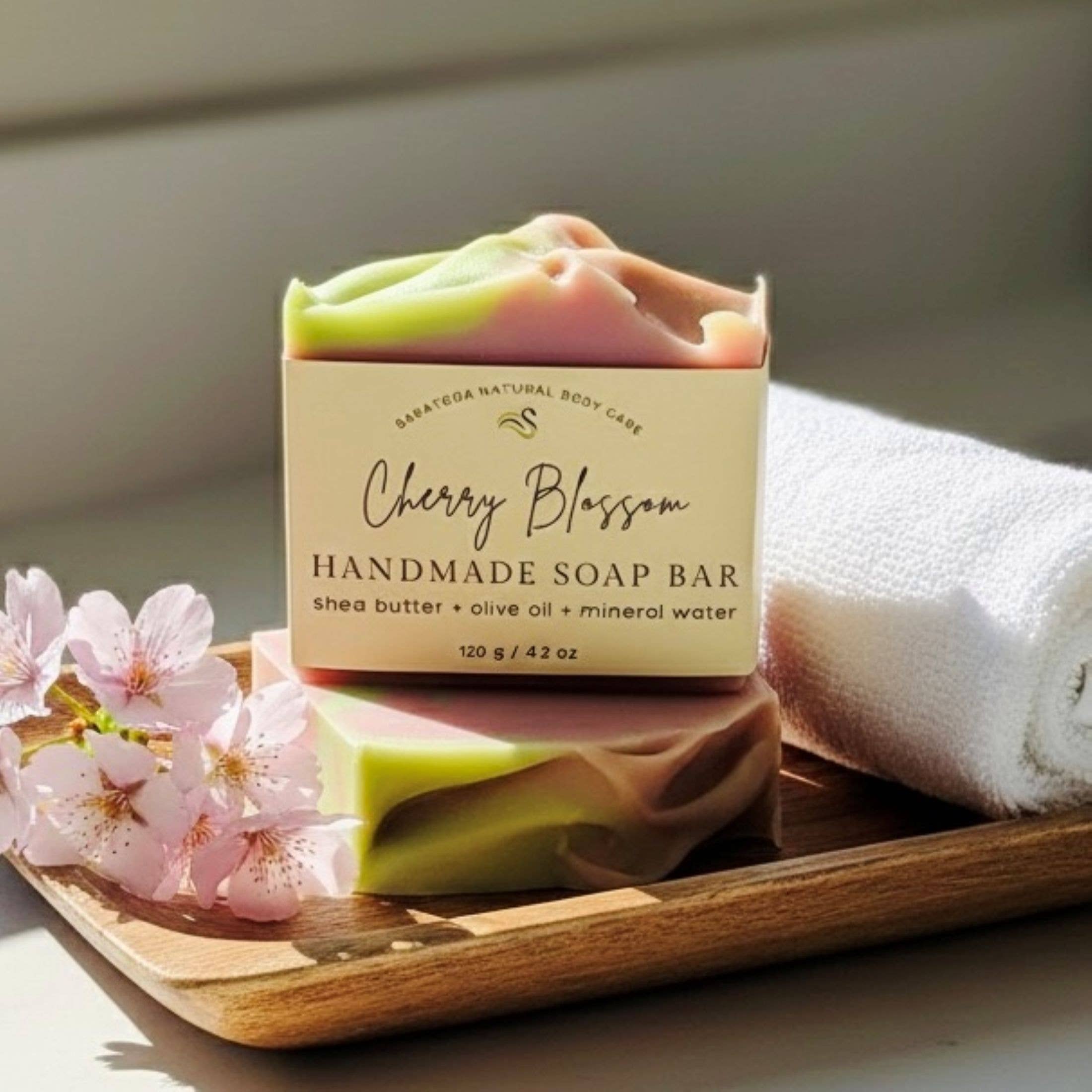 Cherry Blossom Handmade Soap Bar VEGAN
