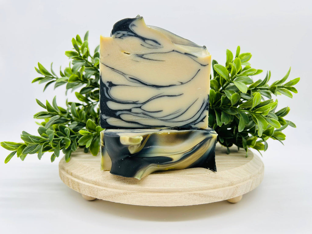 Mahogany Charcoal Handmade Soap Bar VEGAN