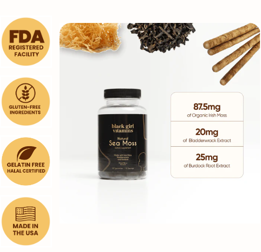 Sea Moss Gummies | Irish Moss, Bladderwrack & Burdock