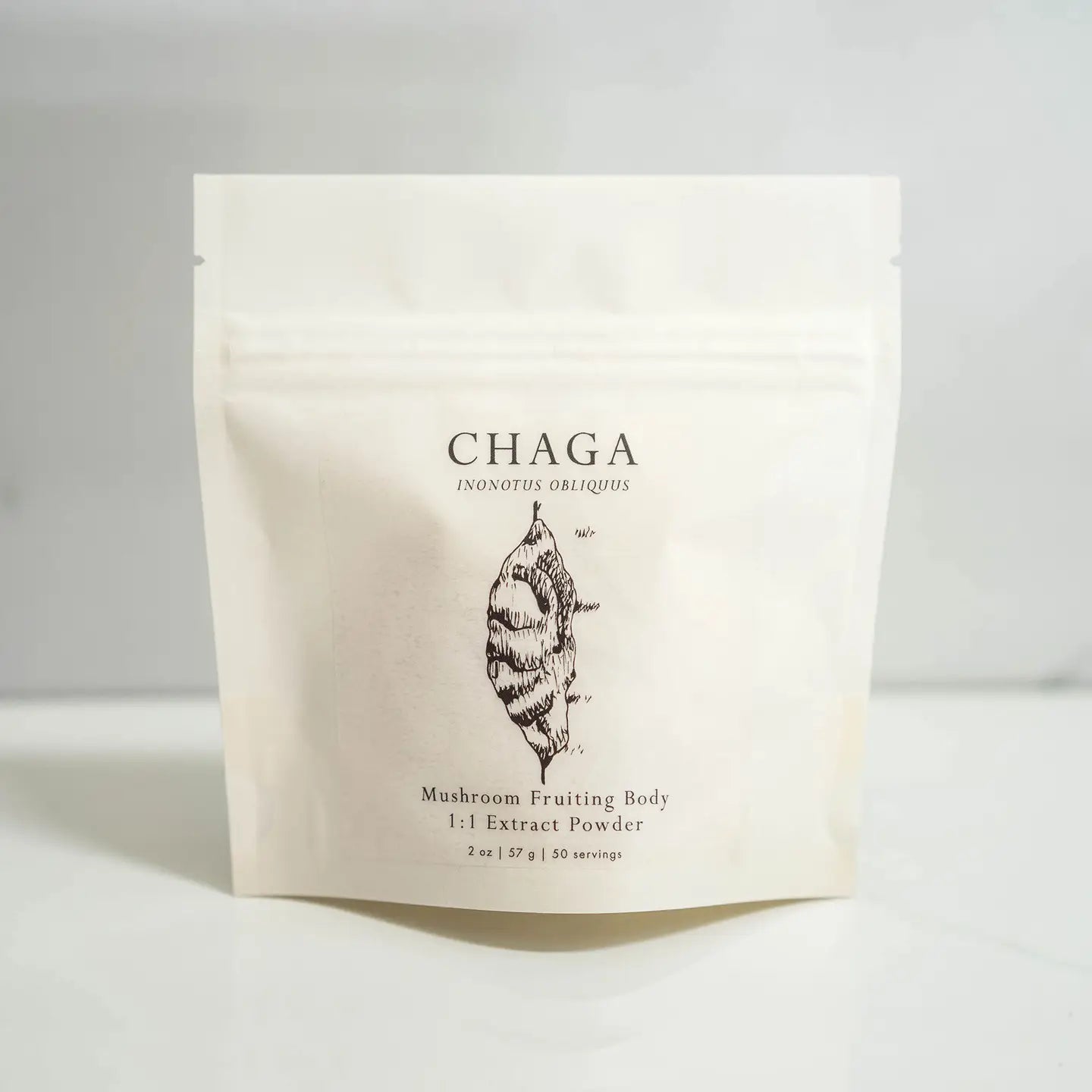 Chaga Mushroom Powder | Immune, Antioxidant & Daily Wellness Support (50 Servings)