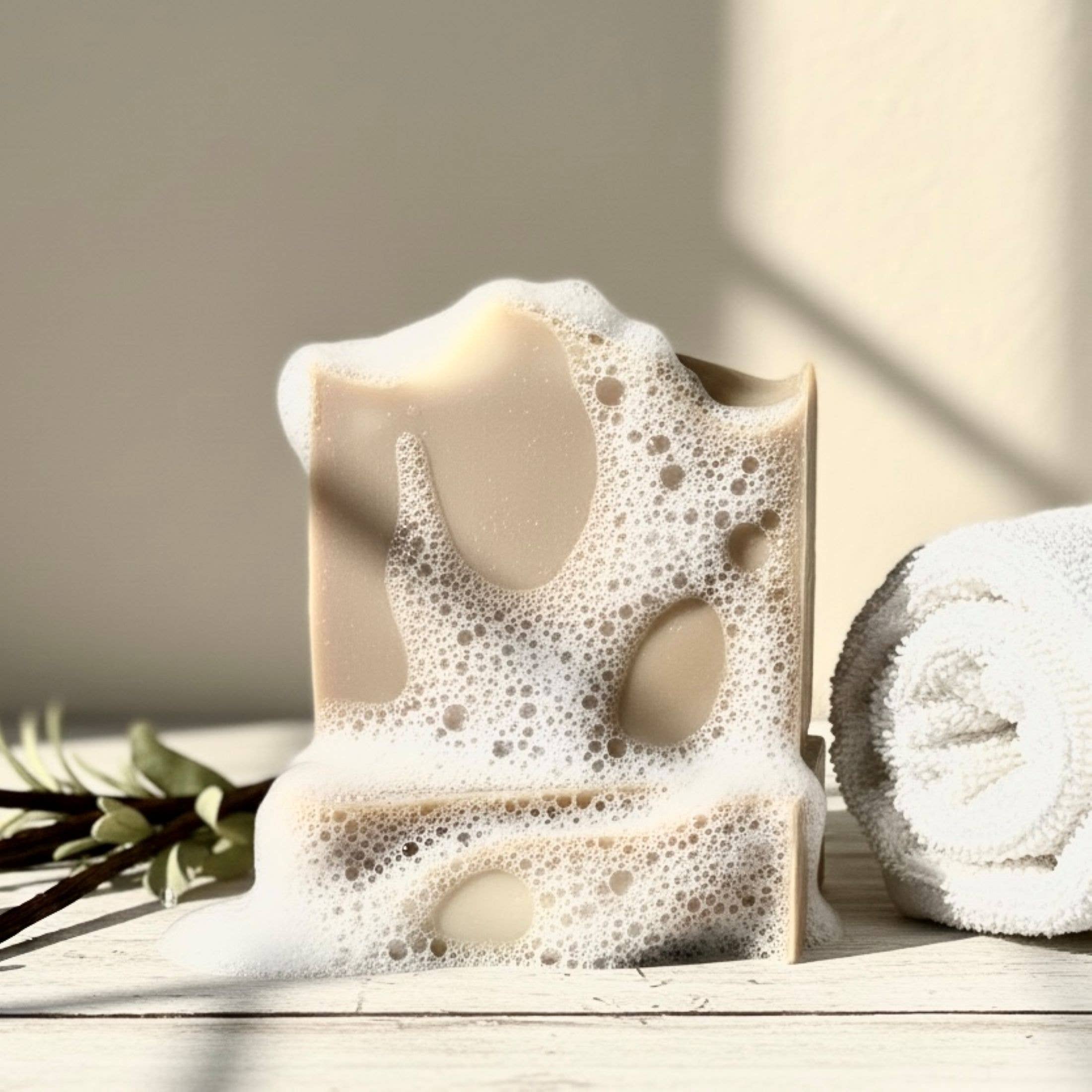 Sandalwood Vanilla Handmade Soap Bar VEGAN