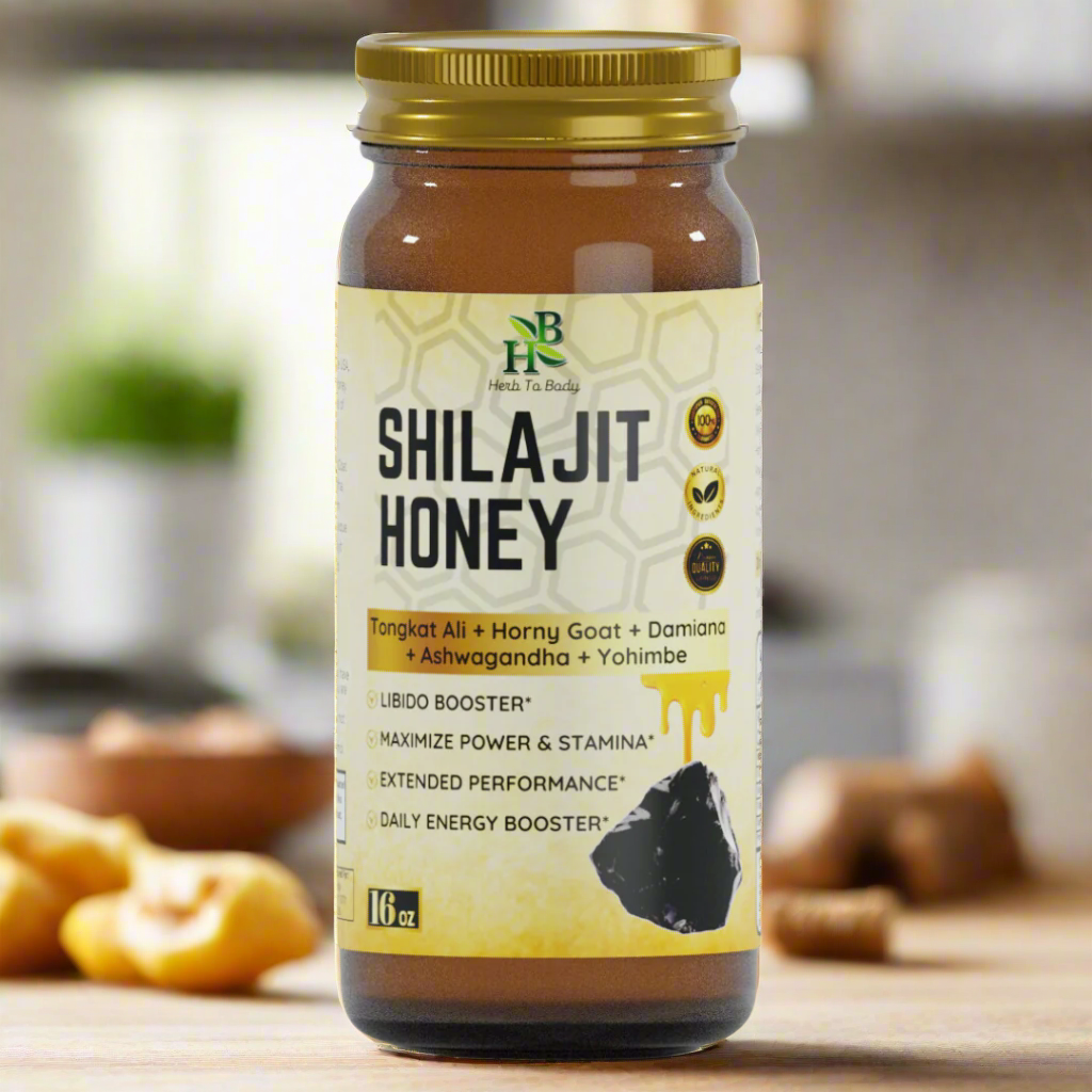 Shilajit Honey – Raw Himalayan Shilajit Infused Honey (16 oz)