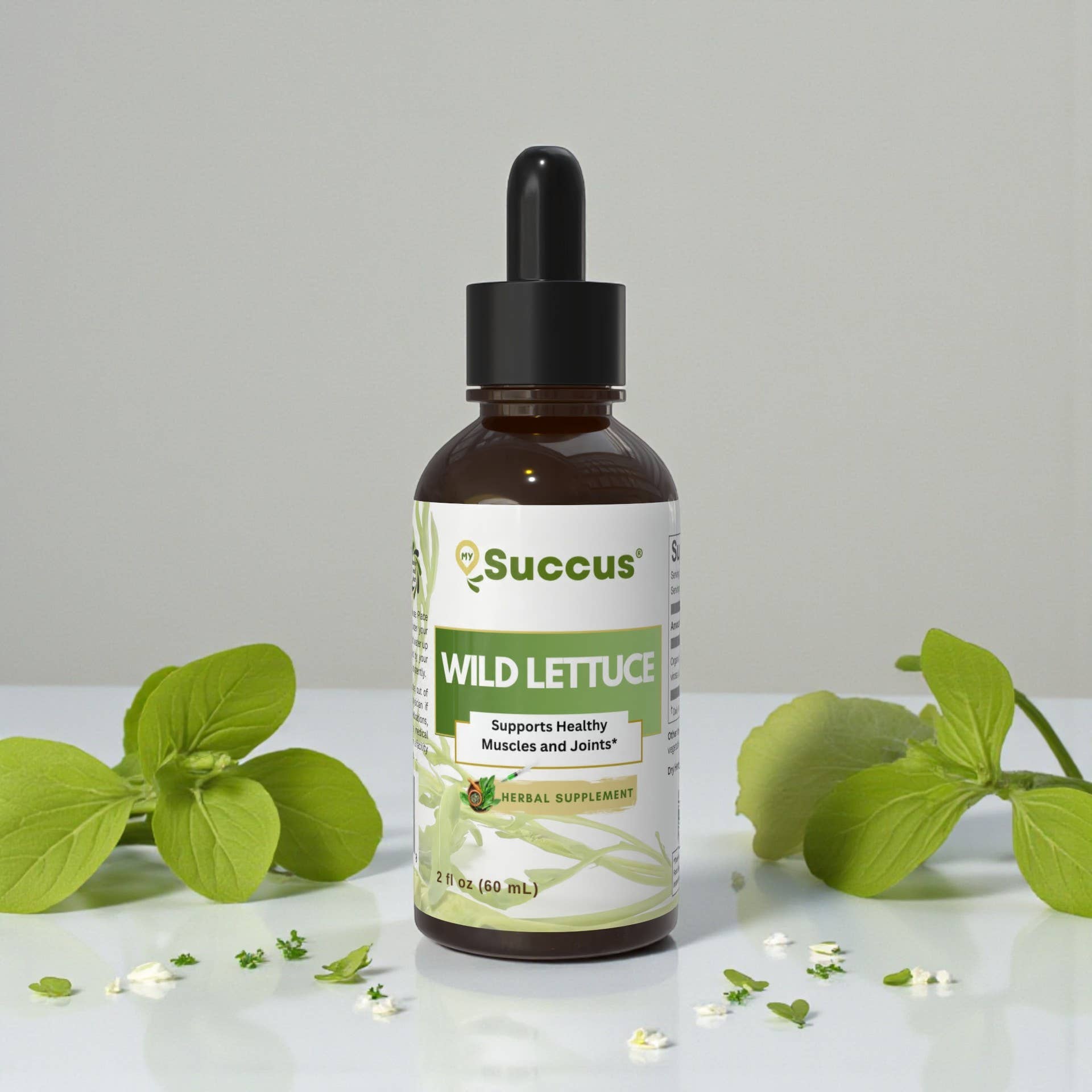 Wild Lettuce Tincture | Premium Wild Lettuce Herbal Extract: Alcohol-Free / 1 fl oz