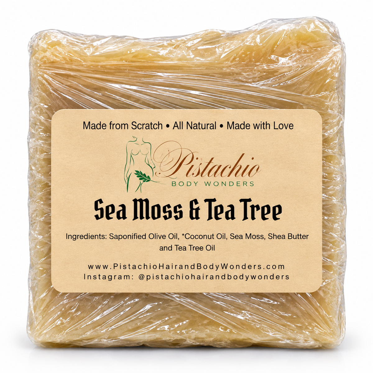 Sea Moss & Tea Tree Soap Bar (discontinuing)