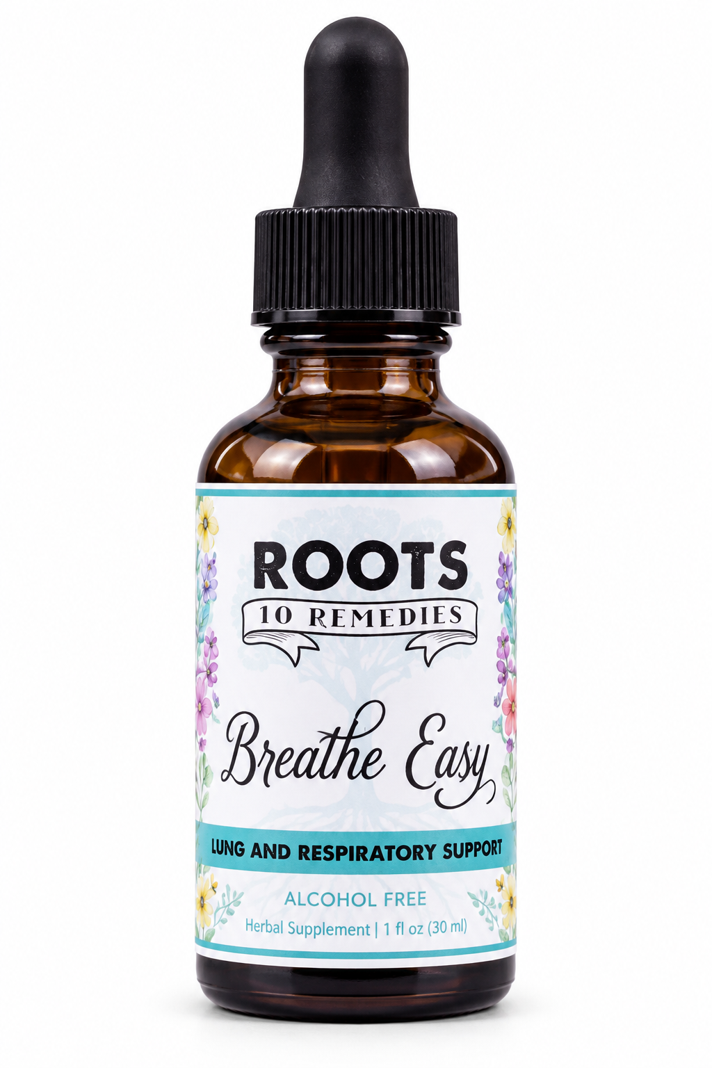 Breathe Easy Lung and Respiratory Support Herbal Extract | 1oz