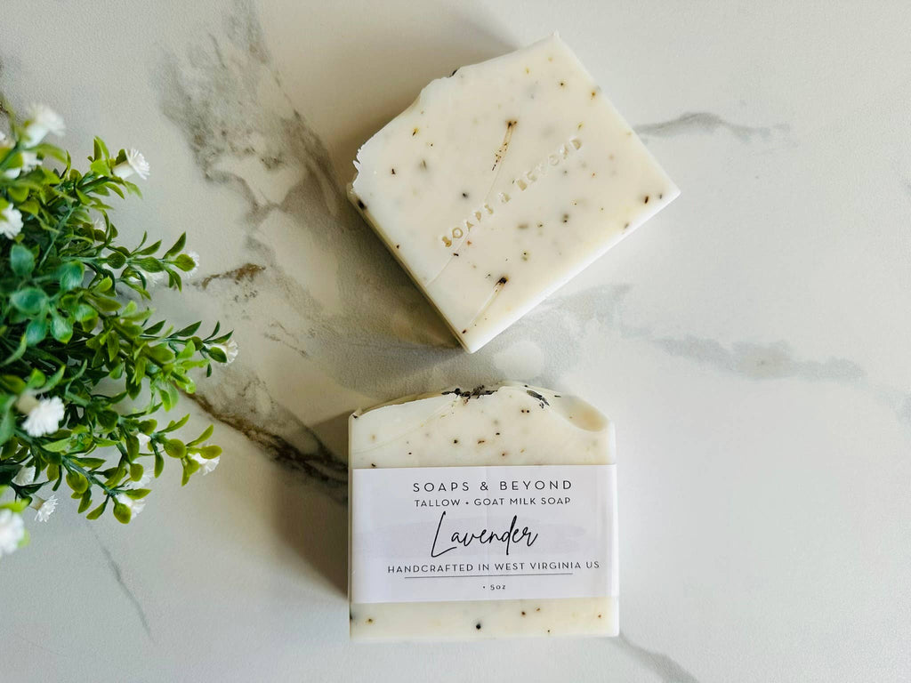 Tallow Lavender Soap  Bar 100% natural