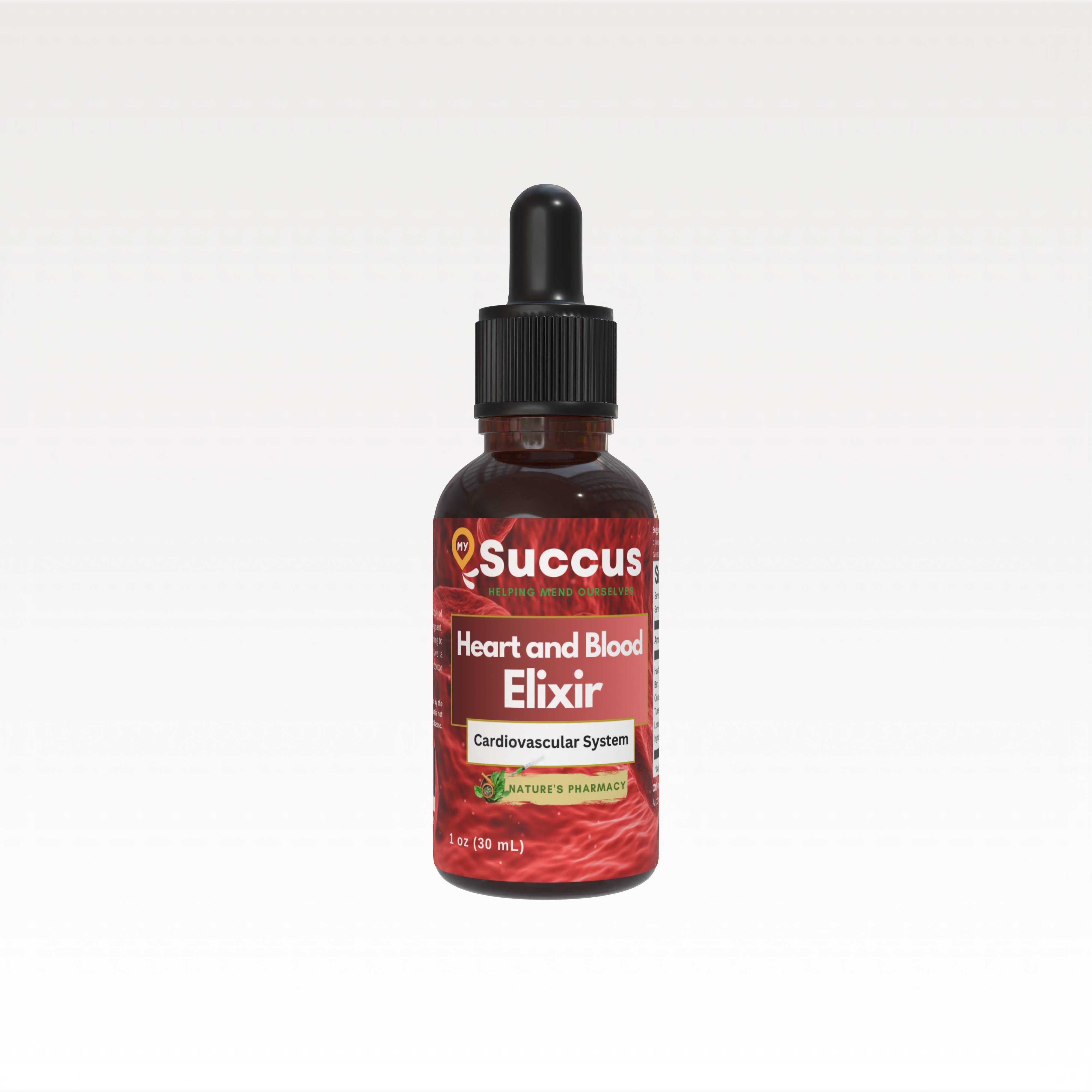 Heart and Blood Elixir - Herbal Support for Vitality & Flow: Alcohol Free / 1 fl oz