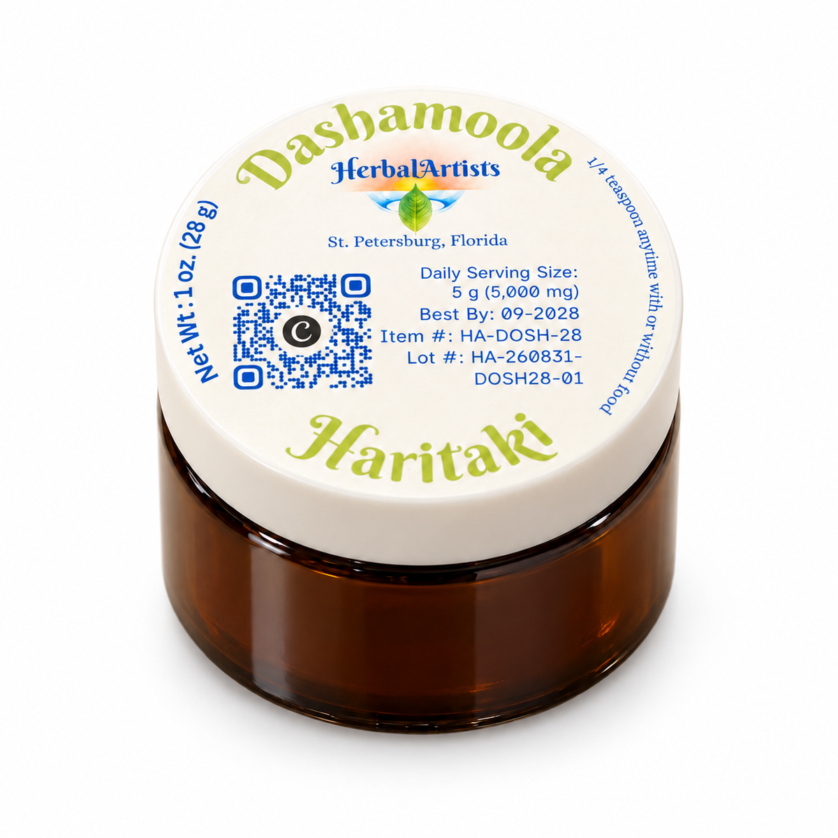 Dosha Balance Blend — Dashamoola Haritaki | Daily Parasite Release | Natural Energy Boost | Energy Balance