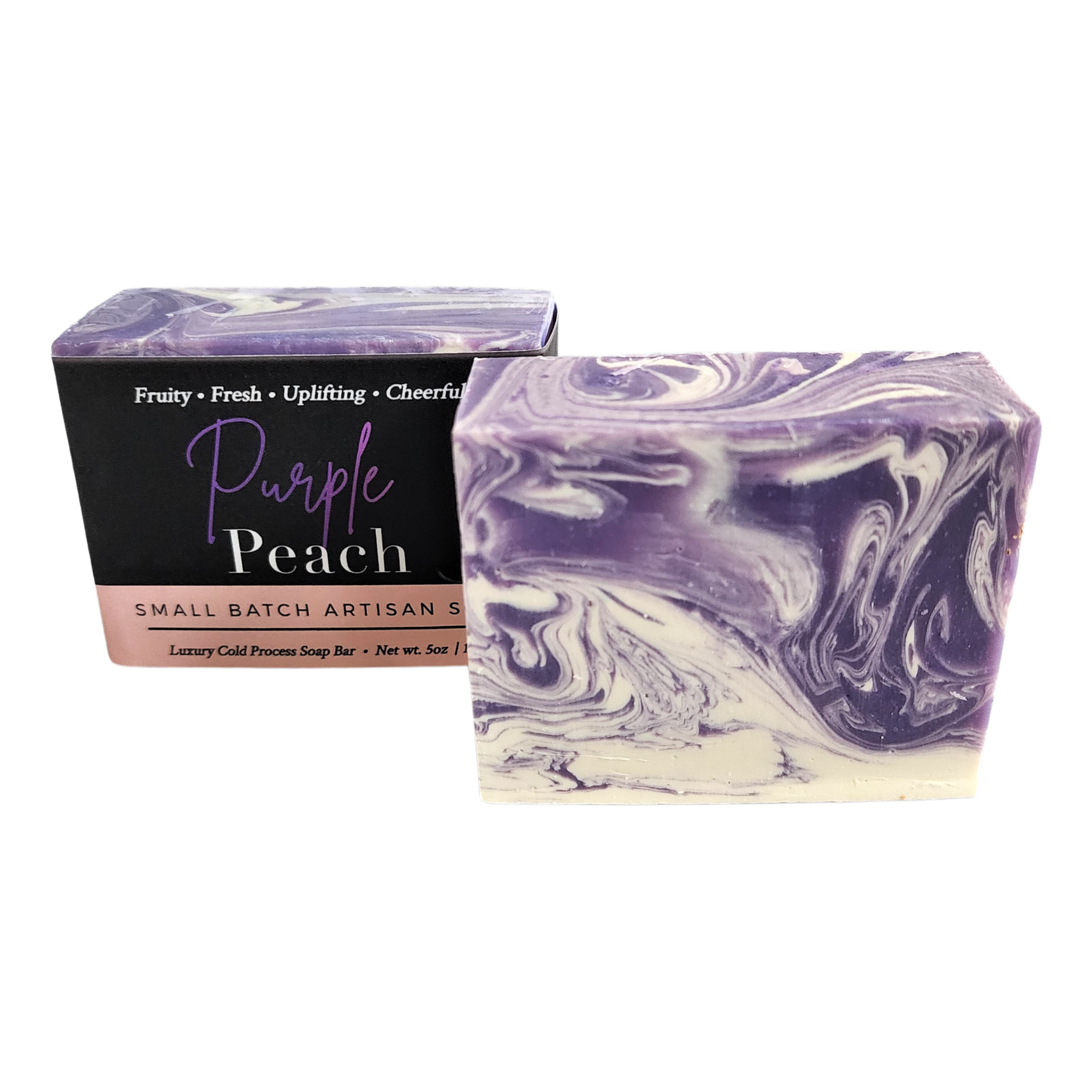 Purple Peach Soap Bar