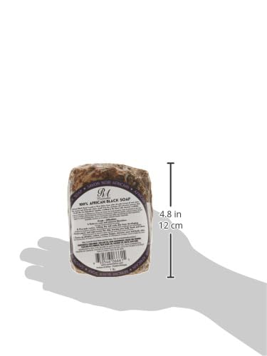 African Black Soap Bar – Unscented | Gentle Cleansing & Nourishing (1 lb)