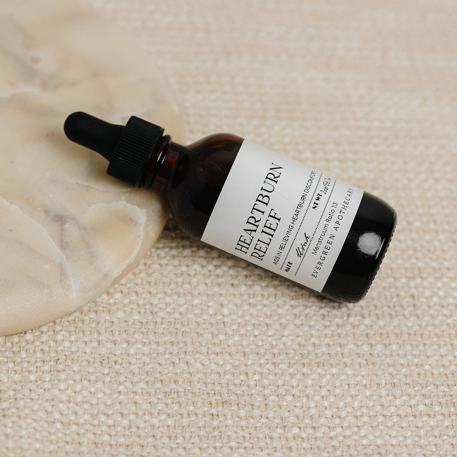 Herbal Heartburn Relief Tincture – Digestive Support Formula  (Alcohol Free)