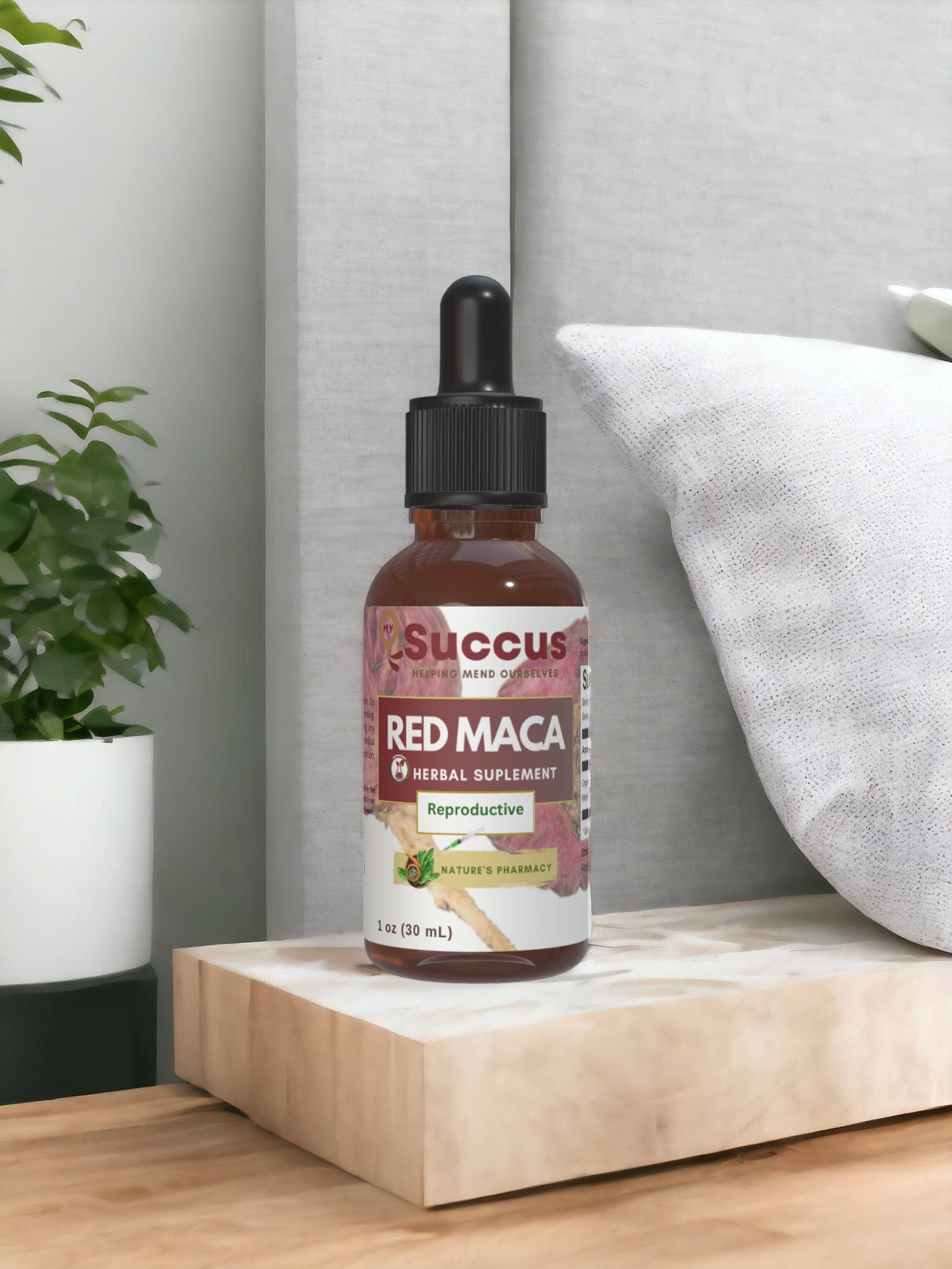 Red Maca Tincture -Reproductive Health: Alcohol Free / 1 fl oz