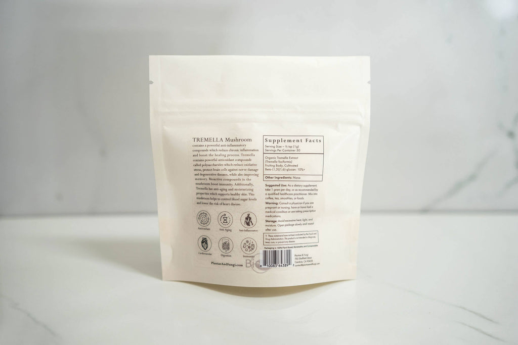 Tremella Mushroom Powder – Beauty, Brain & Blood Sugar Support
