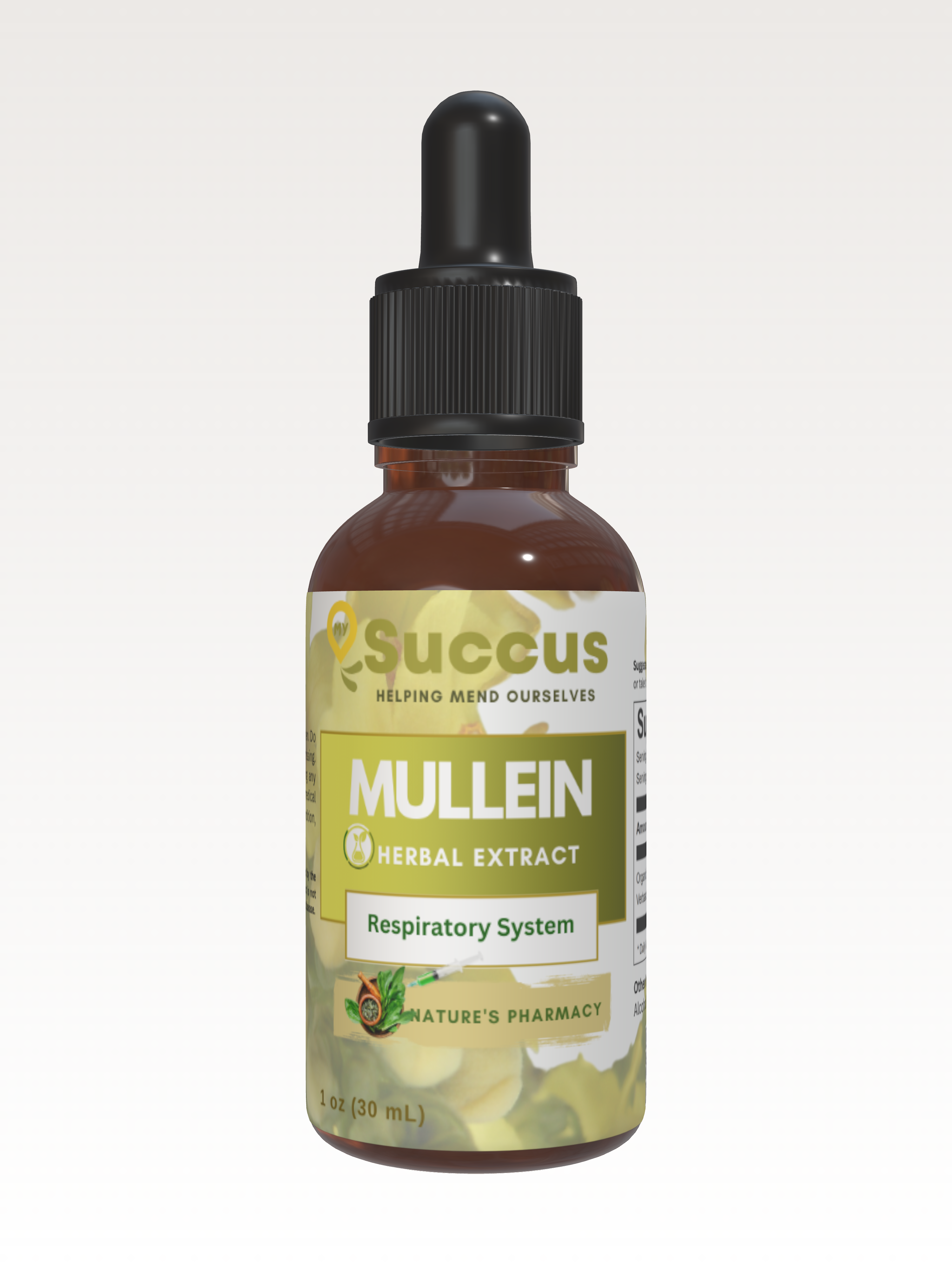 Mullein Tincture - Alcohol Free / 1 fl oz