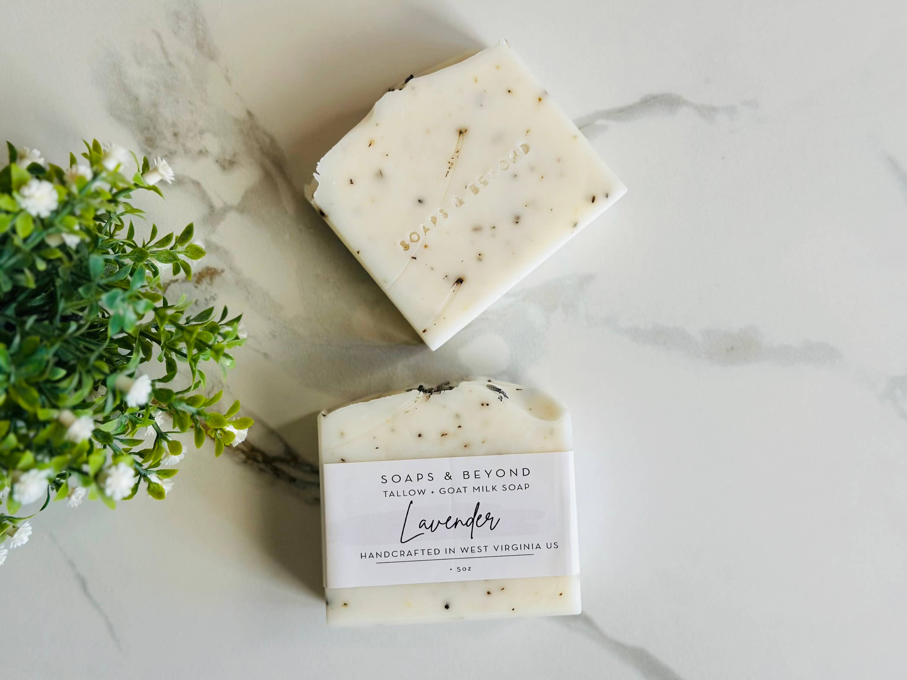 Tallow Lavender Soap  Bar 100% natural