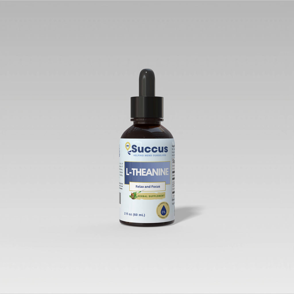 L-Theanine 200 mg Liquid Drops | Relaxation | Mental Clarity | Focus | Stress Balance