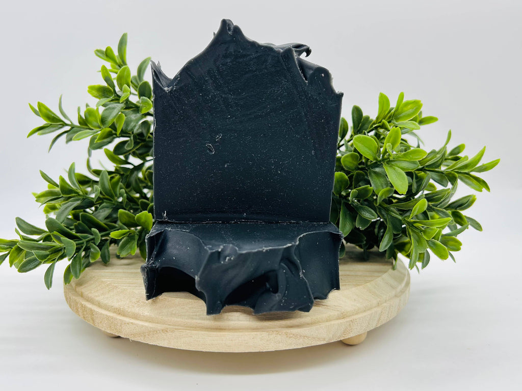 Charcoal & Tea Tree Handmade Soap – Clarifying Face & Body Bar