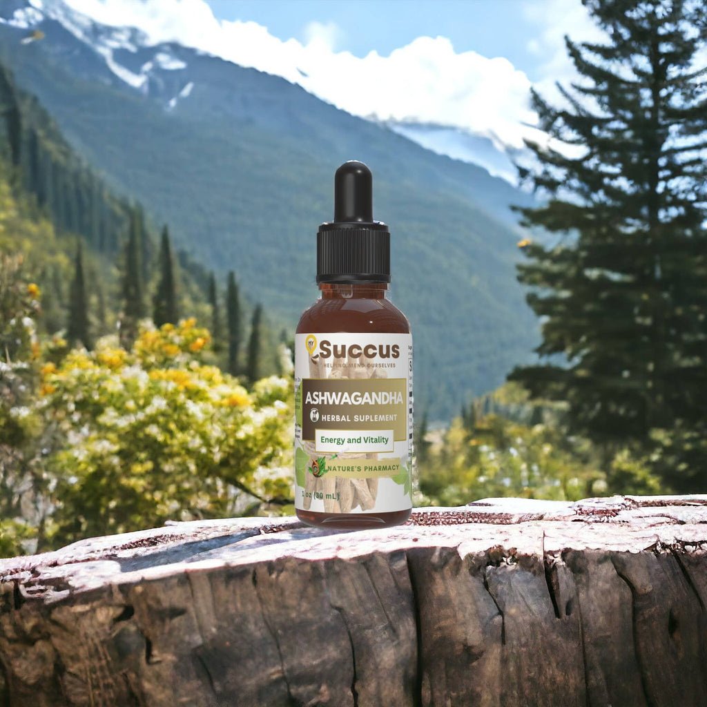 Ashwagandha Tincture - Calm, Balance & Natural Wellness: Alcohol Free / 1 fl oz