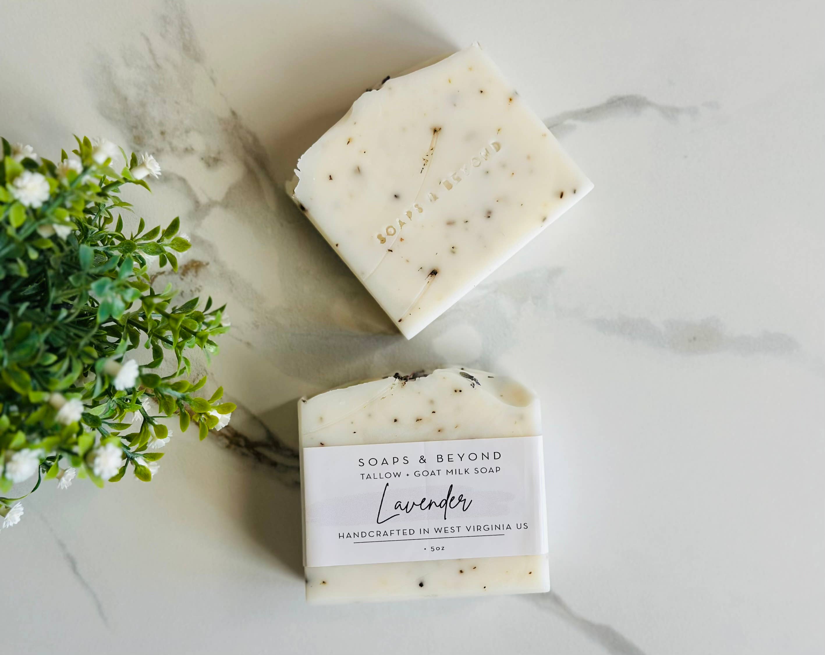 Tallow Lavender Soap  Bar 100% natural