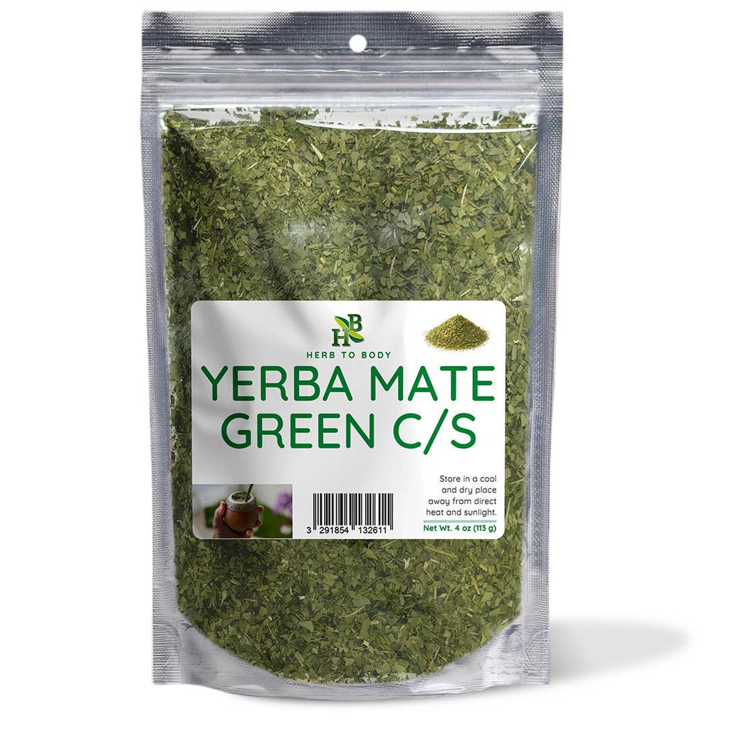 Yerba Mate (Cut & Sifted) | Natural Energy & Metabolism Support | 4 oz