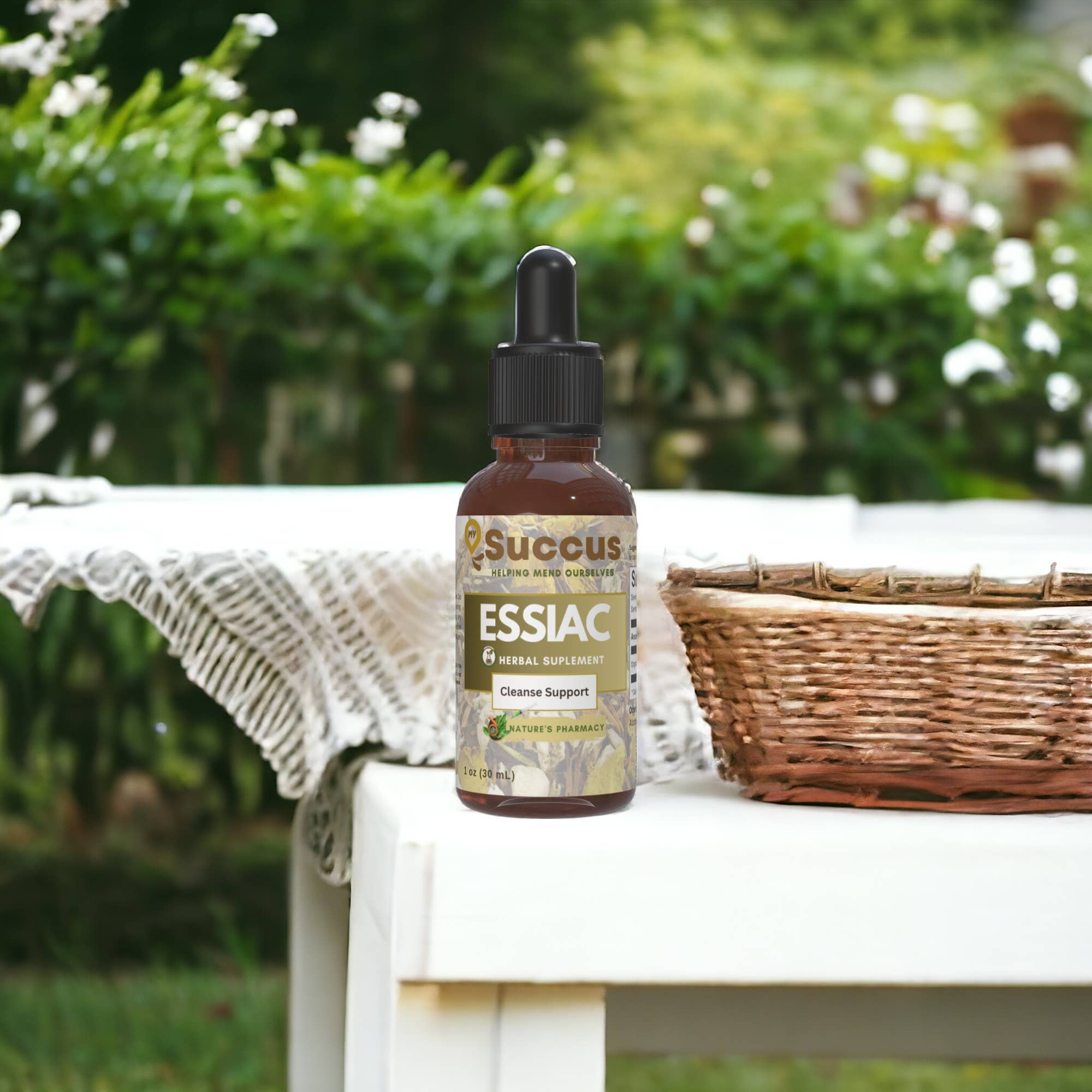 Essiac Tincture - Herbal Support for Detox & Wellness: Alcohol Free / 1 fl oz