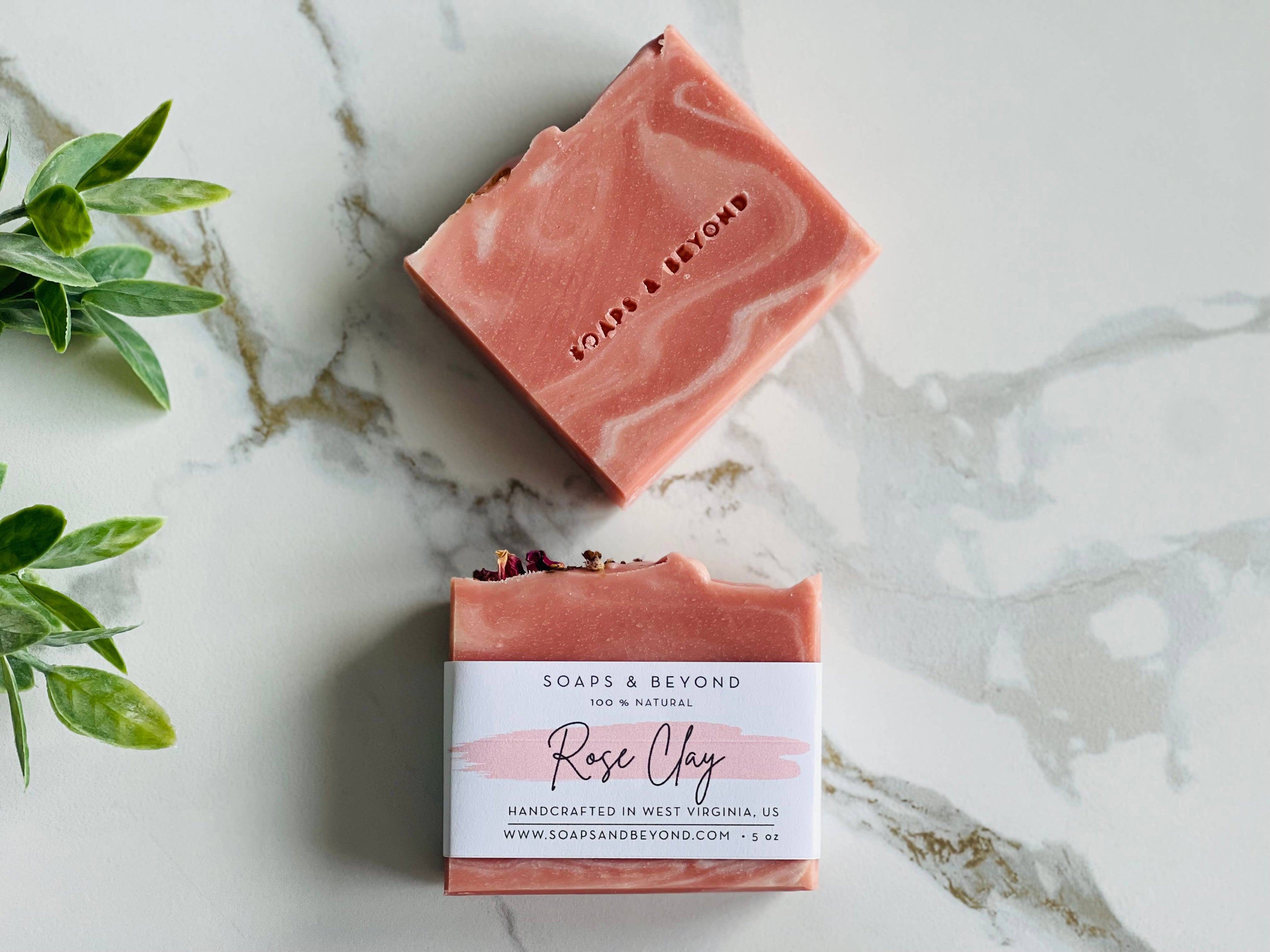 Rose Clay Soap Bar | Gentle Detox, Sensitive Skin & Glow Cleanse