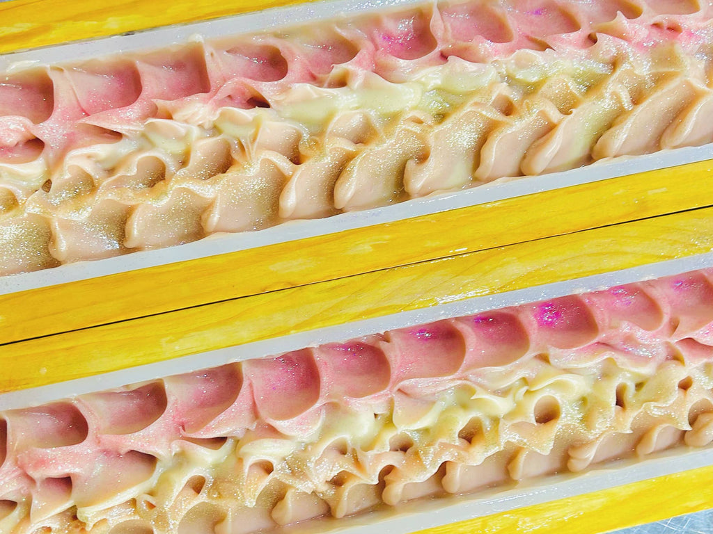 Pink Berry Mimosa Handmade Soap Bar VEGAN