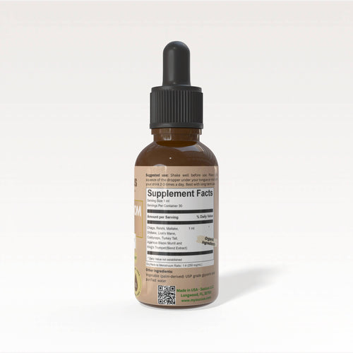 9 Mushroom Blend Extract - Vitality Support: Alcohol Free / 1 fl oz