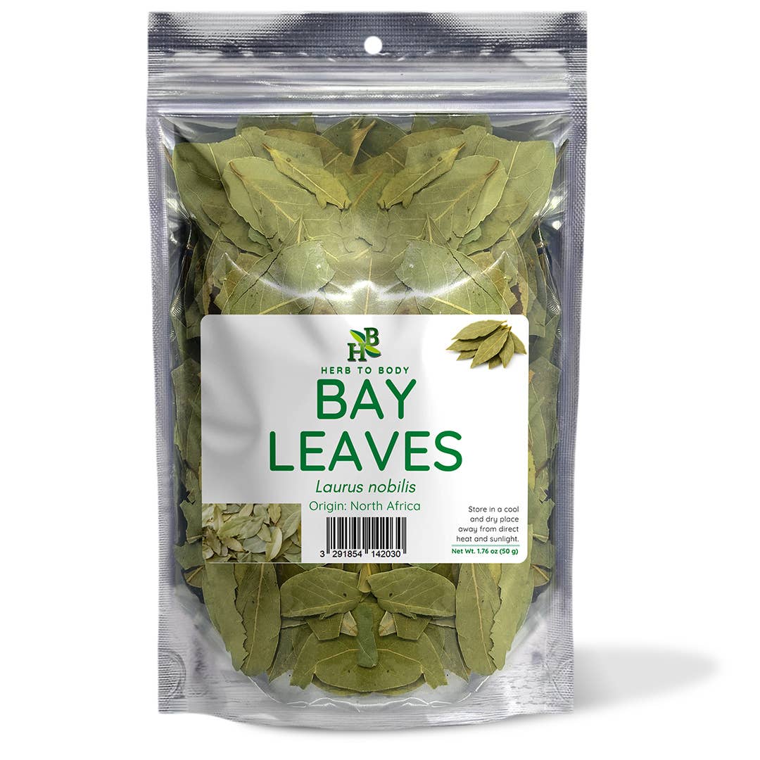 Bay Leaves (Whole) | Herbal Tea & Digestive Support (50g)