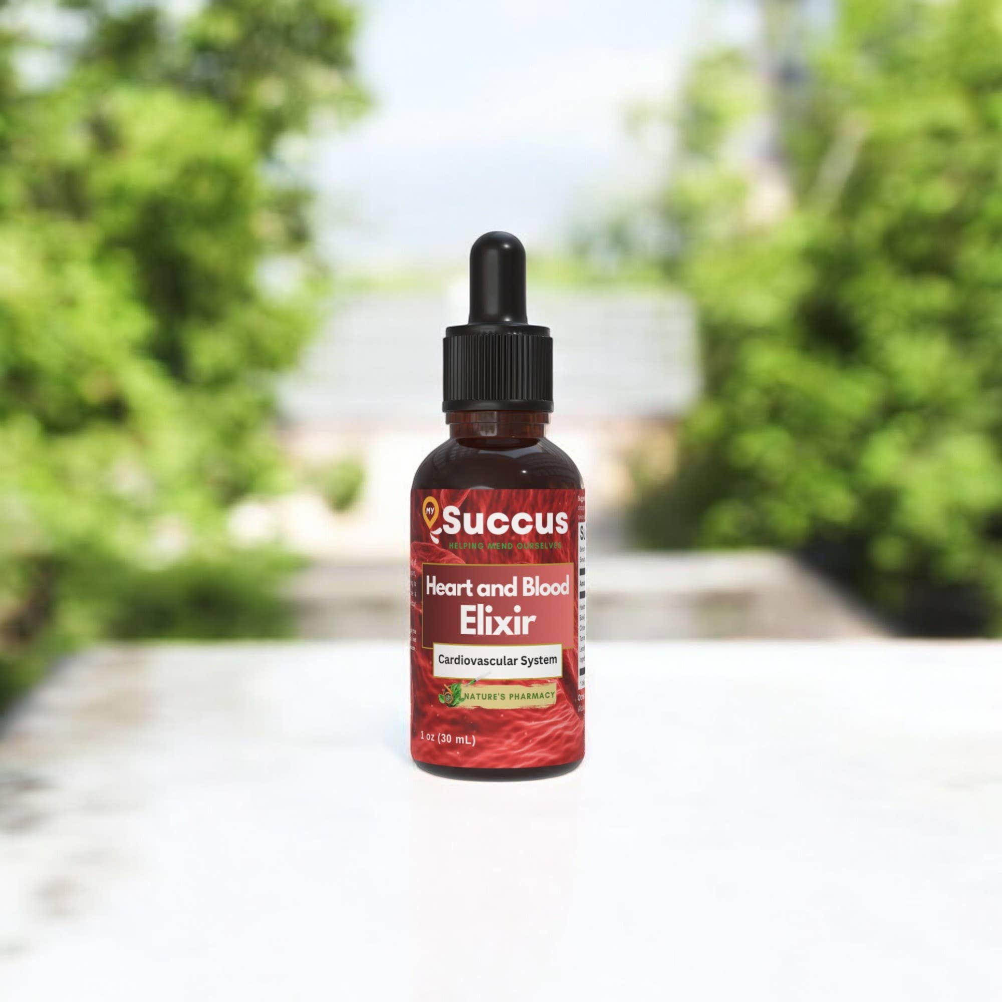 Heart and Blood Elixir - Herbal Support for Vitality & Flow: Alcohol Free / 1 fl oz