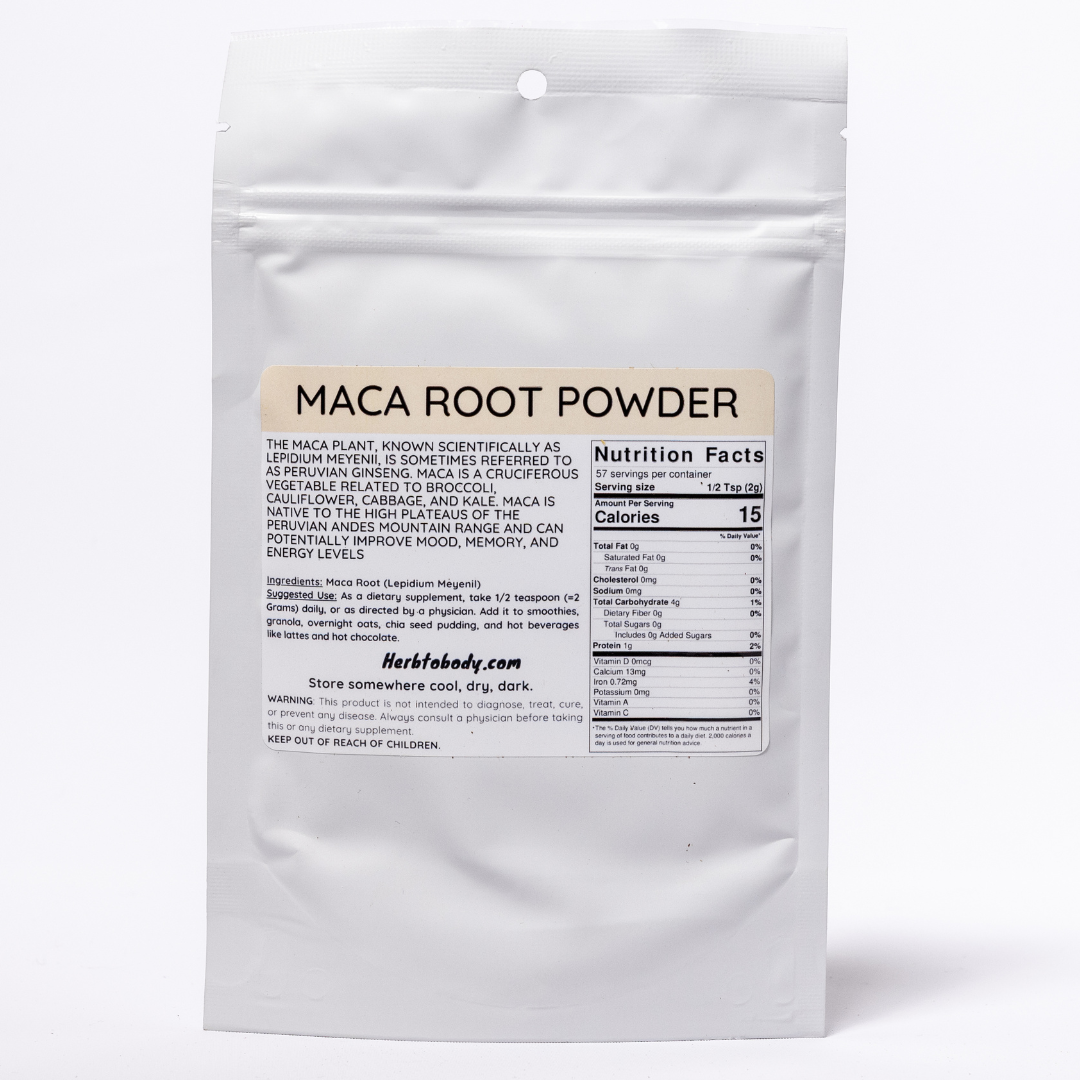 Maca Root Powder ( Hormone Balance • Natural Energy • Mood & Libido Support )