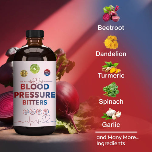Blood Pressure Bitters | Herbal Cardiovascular & Circulation Support – 480 mL