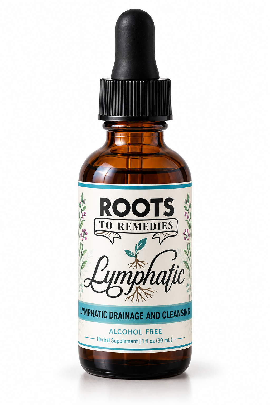Lymphatic Drainage and Cleansing Herbal Extract | 1oz